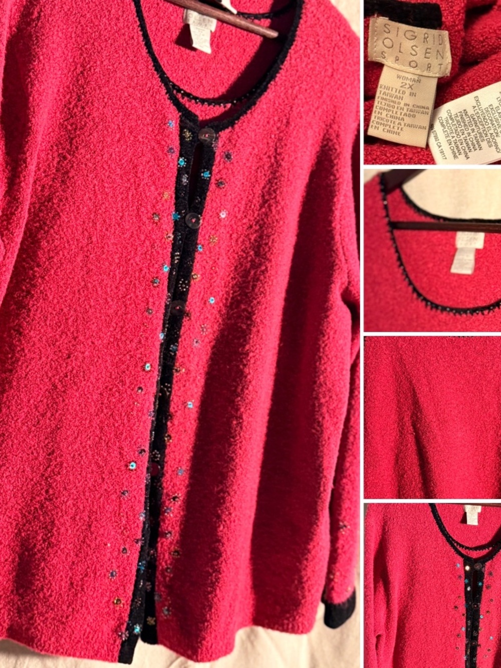 Women's Sigrid Olsen 2pc Sweater Set (2XL)
